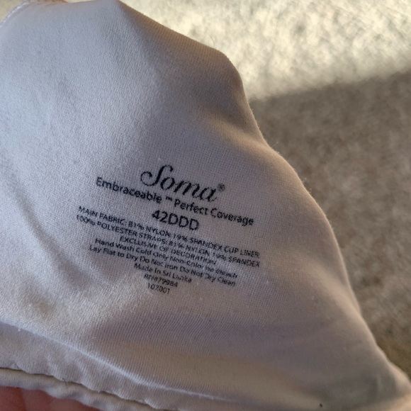 Nude soma embraceable full coverage bra - Picture 3 of 3